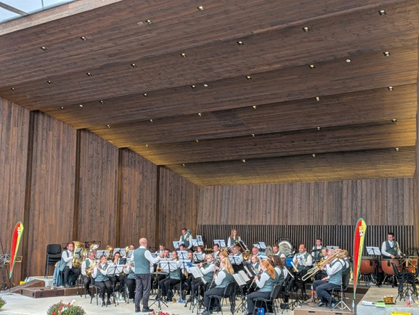 Schützenkapelle Neuenbeken beim Konzert in Wolkenstein